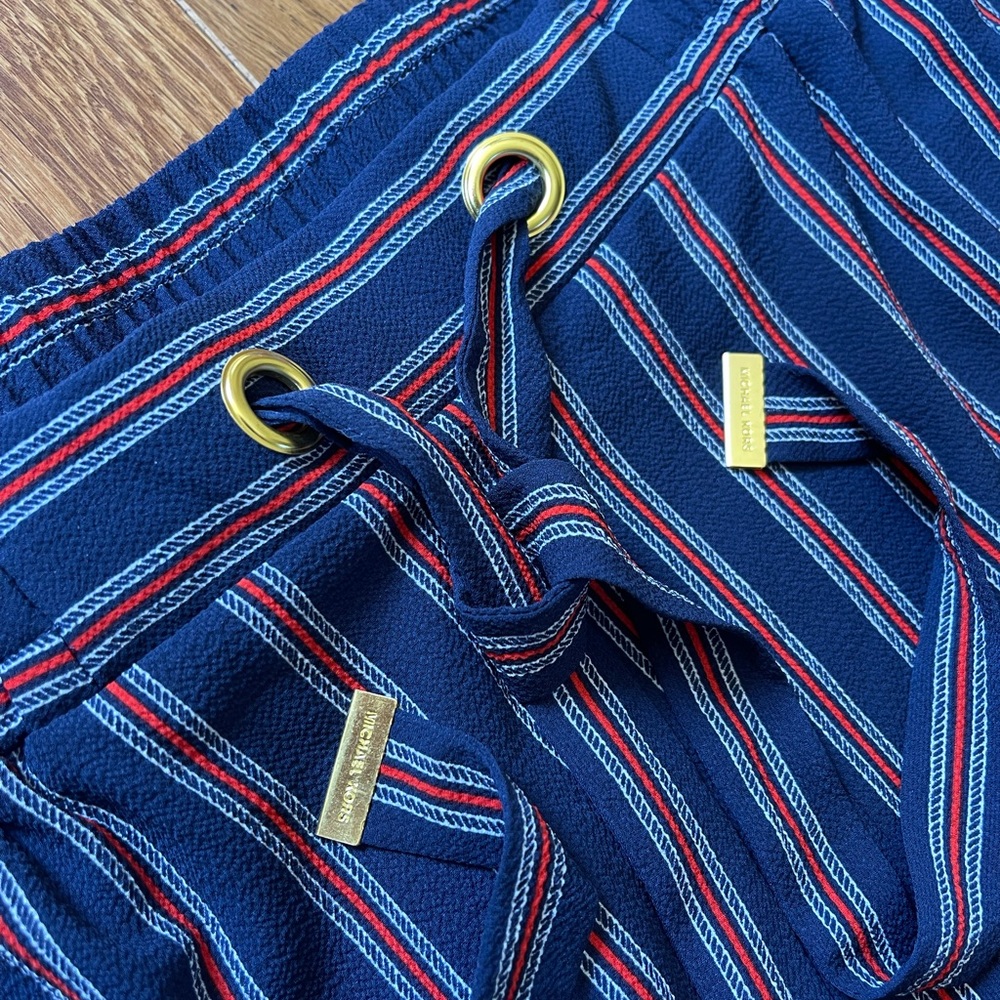Michael Kors Wide Leg pants (L): red, white & blue! Perfect for 4th of July🇺🇸